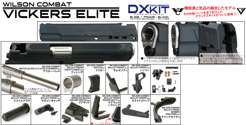Nova CNC Aluminum 1911 DX kit - Wilson Combat x Vickers Elite **Special Limited