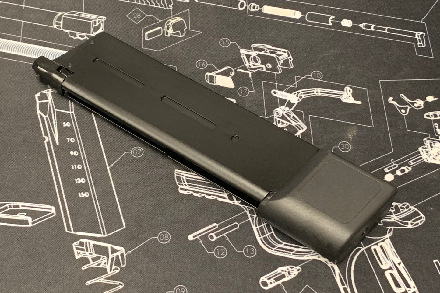 LIKISEI 1911 Extended Magazine for Marui / Army / WE 1911 GBB series