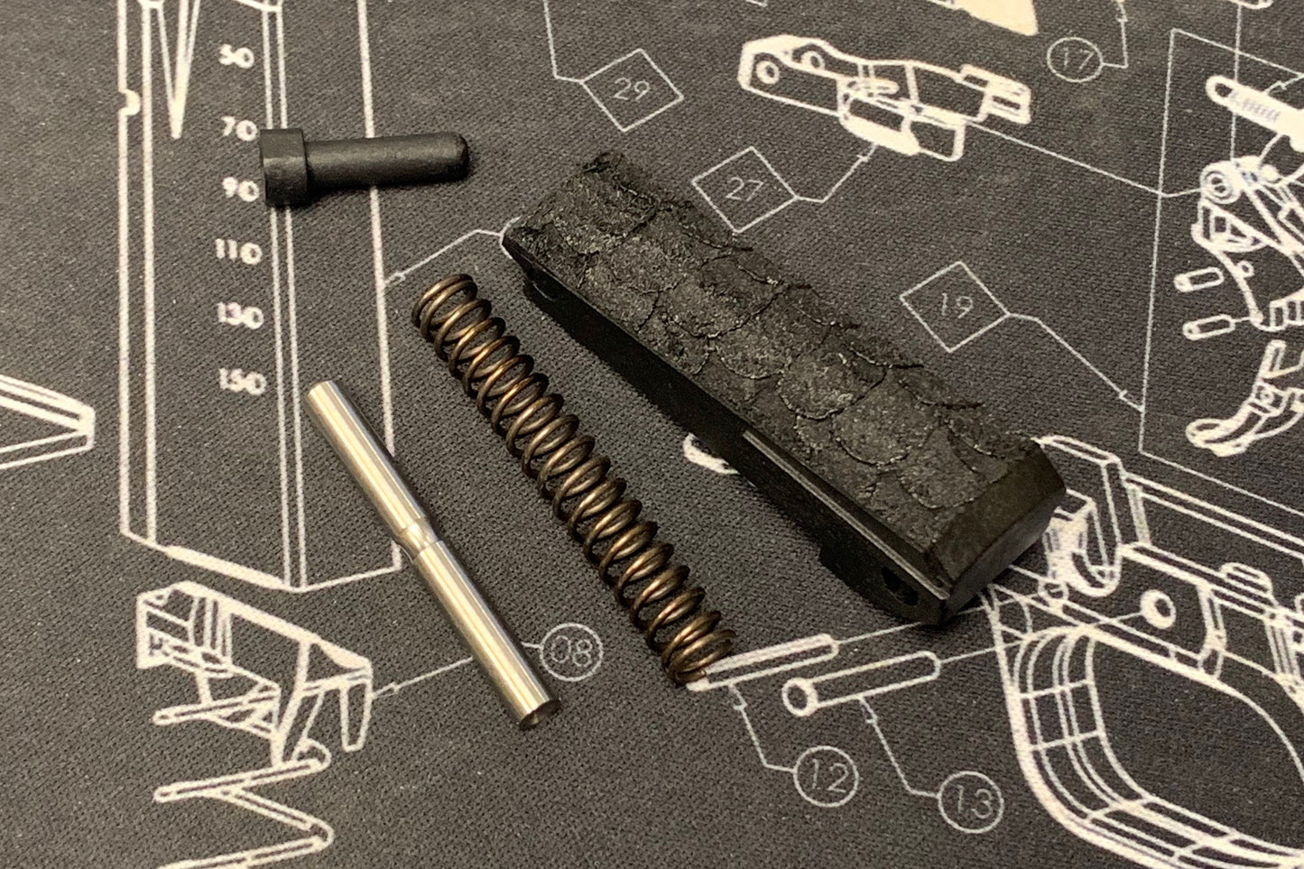 Boomarms Custom OMNI / JW3 style Hi-capa Lower Grip for Marui Airsoft GBB series - T-Style version