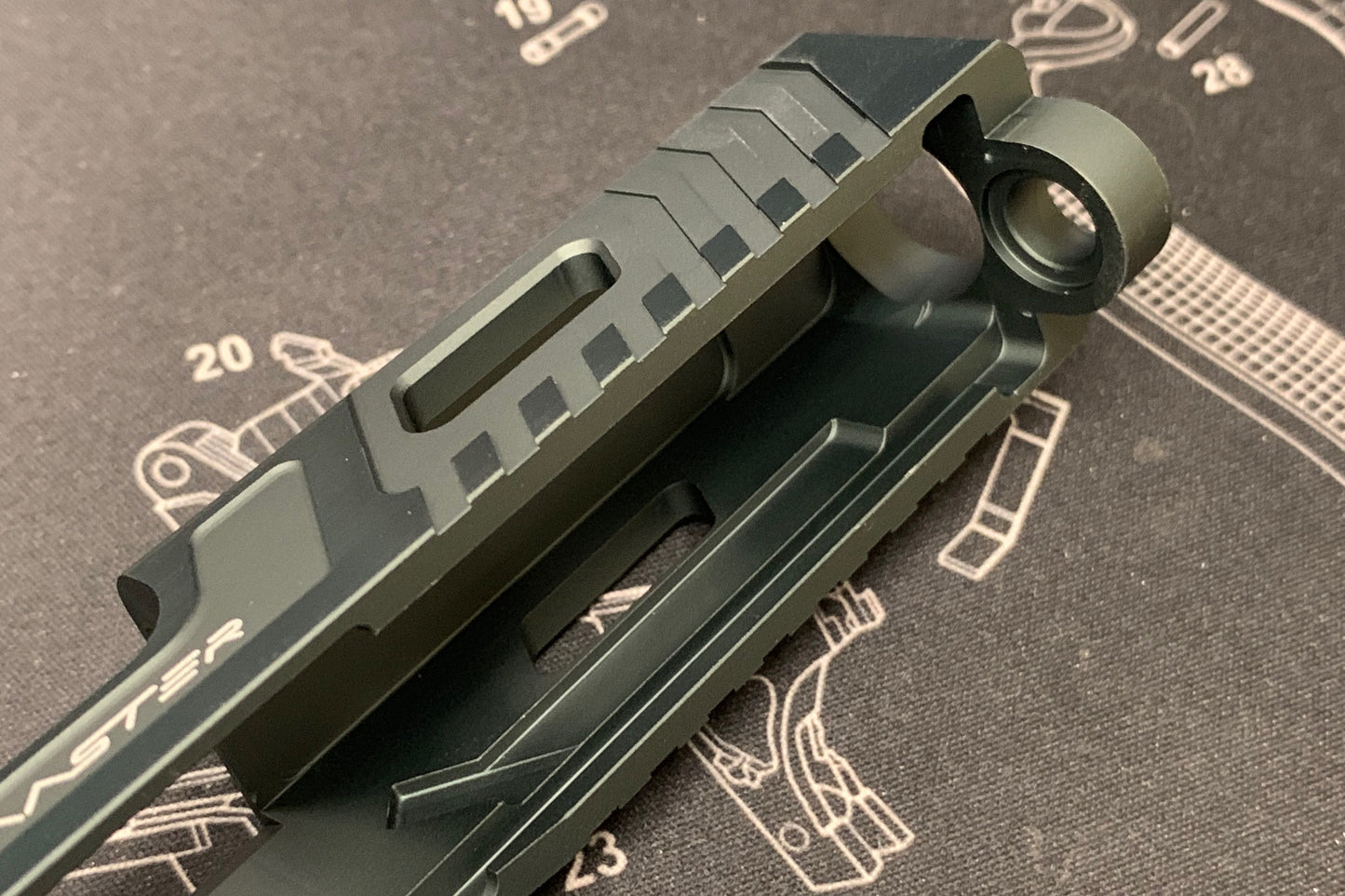 NOVA CNC Aluminum T-style G19 Slide set for Tokyo Marui G19 GBB series