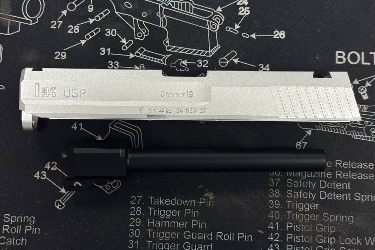 Bomber CNC Aluminum H&K style USP Match slide + Comp set for MARUI