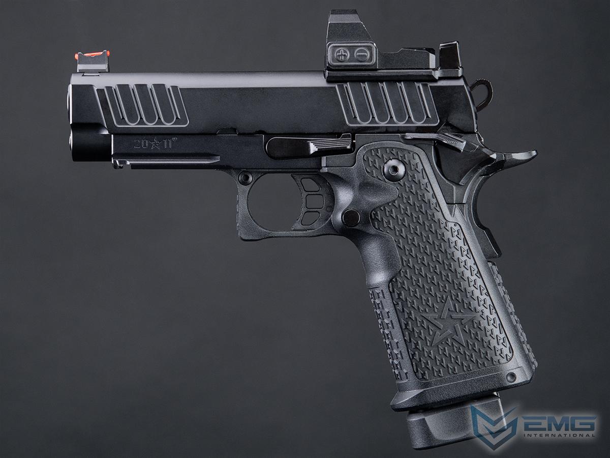 EMG Staccato Licensed C2 Compact 2011 Gas Blowback Airsoft Pistol (Model: VIP Grip / Standard / Green Gas