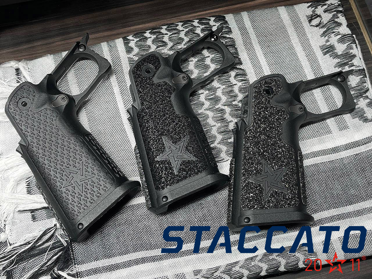 EMG Licensed Staccato 2011 Polymer Pistol Grip for TM Hi-Capa GBB Pistol series - Pro version