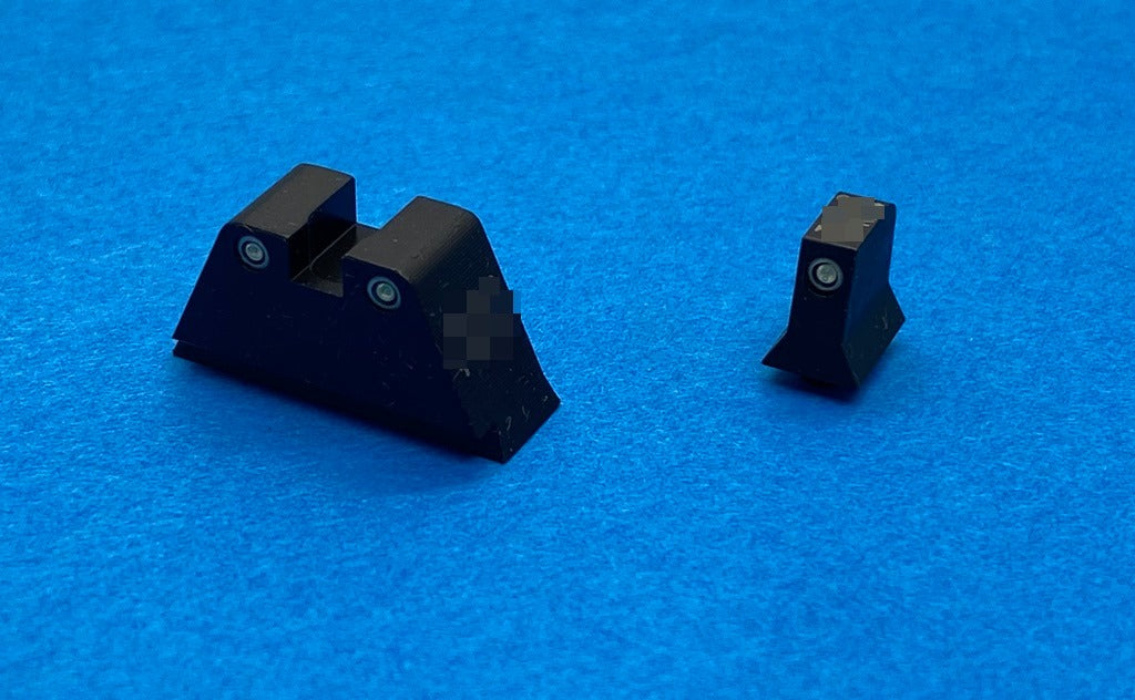 Proarms Tritium Steel Raised Sight for Umarex / EF Glock 19X / 19 Gen4 GBB Series