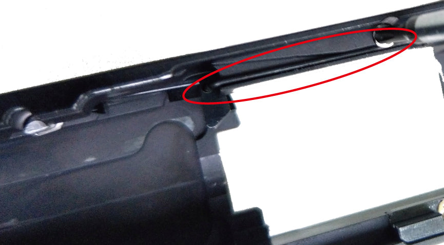 Detonator G17 Hybrid B.T.C Aluminum Slide for Marui G17 - Black