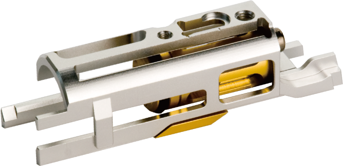 Nova CNC Aluminum Adjustable Blowback Housing for Marui Hicapa / MEU / 1911 GBB series - Silver