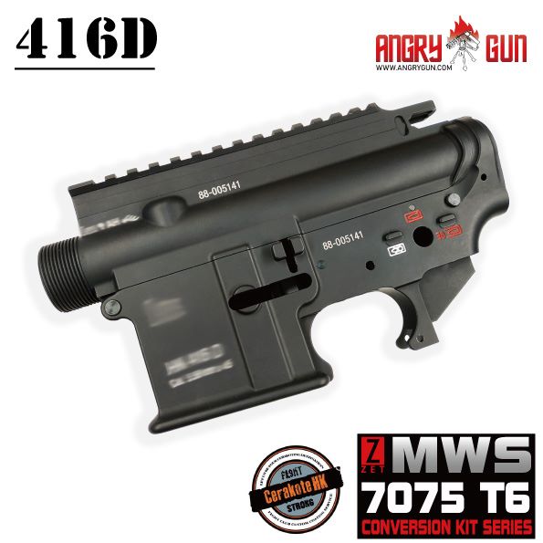 Angry Gun 416CAG TM MWS Conversion Kit with Short ( 10.5 inch ) SMR Rail - Black