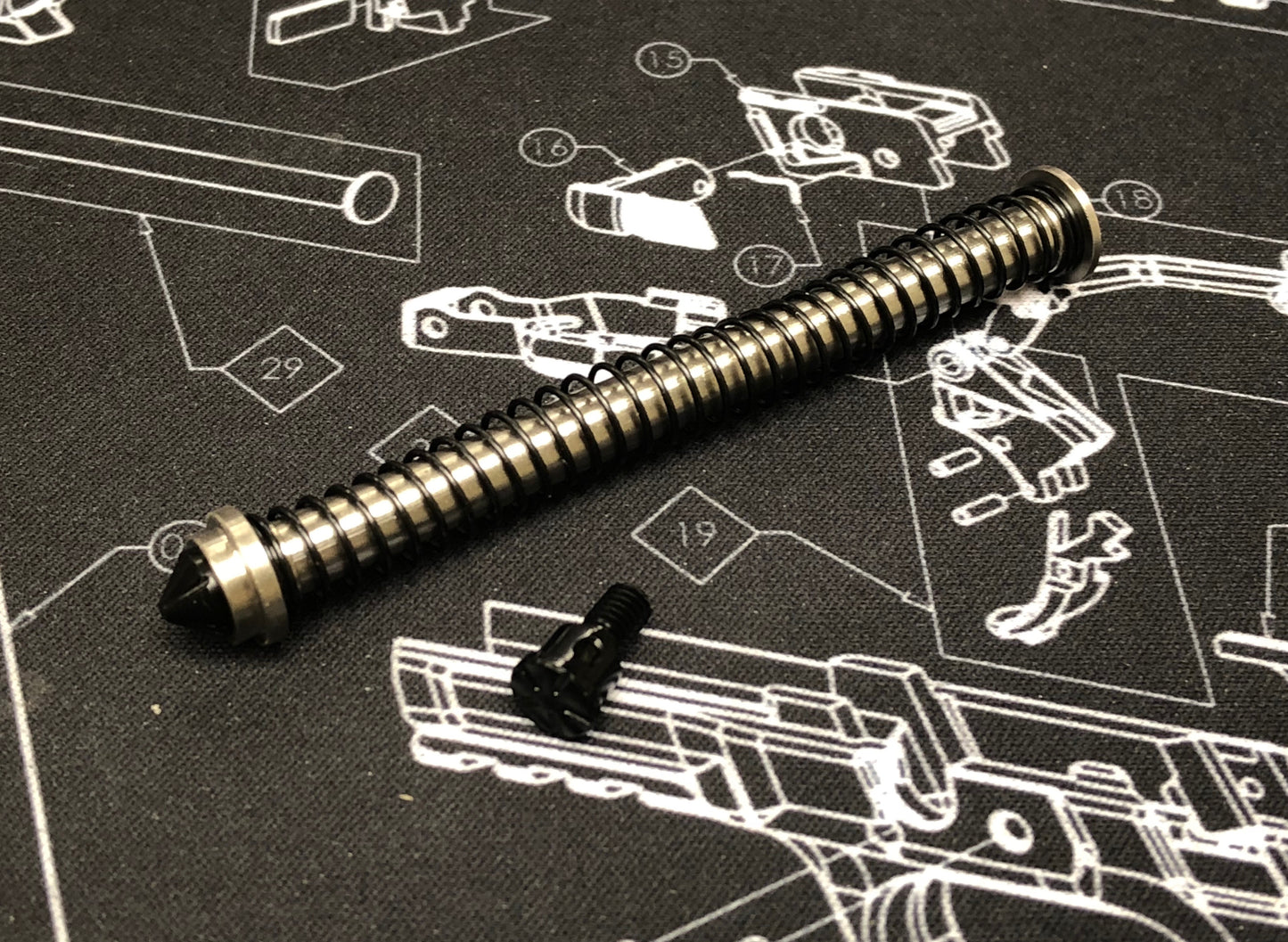 Airsoft Artisan Modular Stainless Recoil Spring Guide for Marui / WE GK GBB series