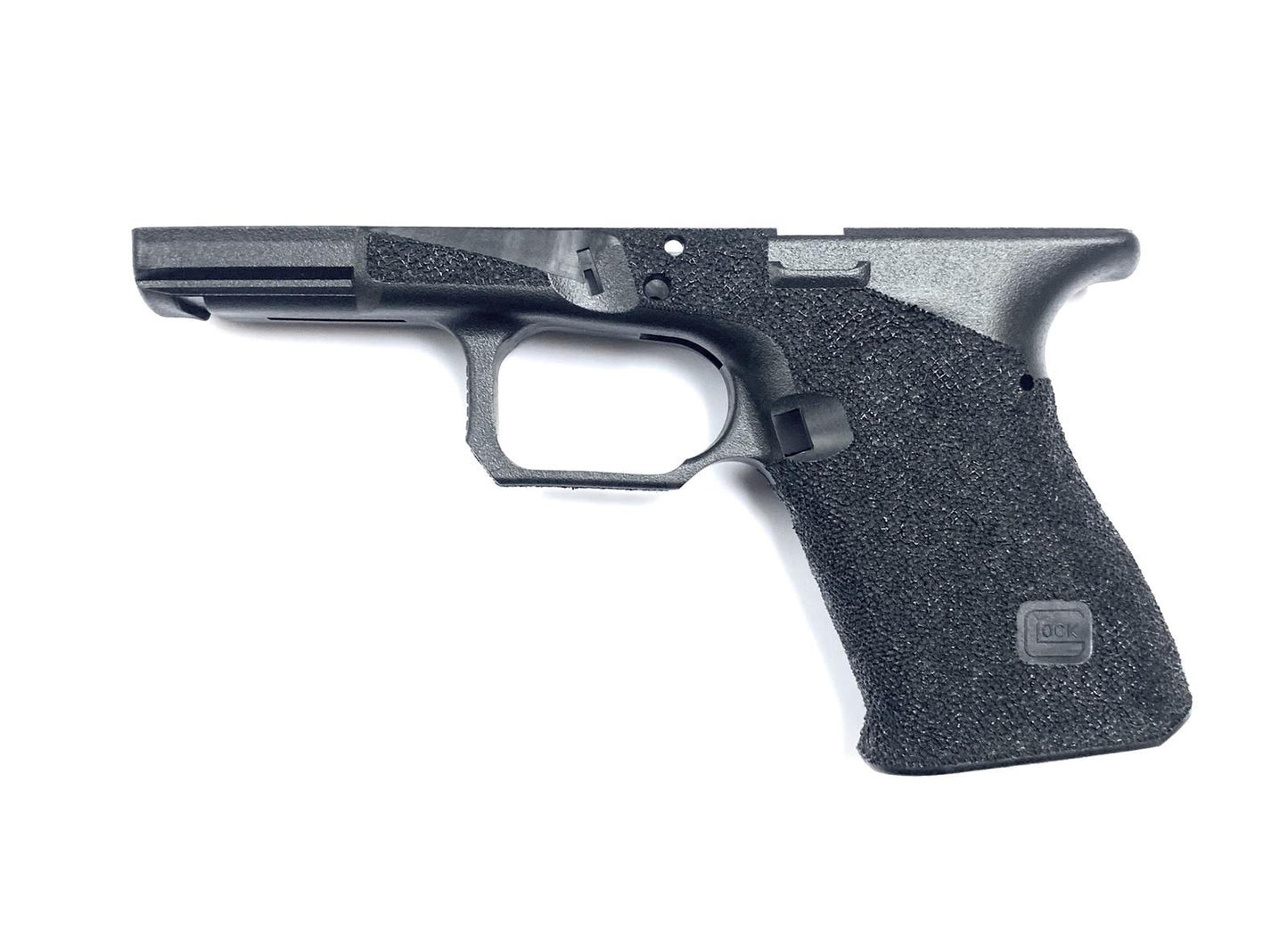 Boomarms Custom - AGA-style stippling Lower Frame for Marui 19 Airsoft GBB - Black