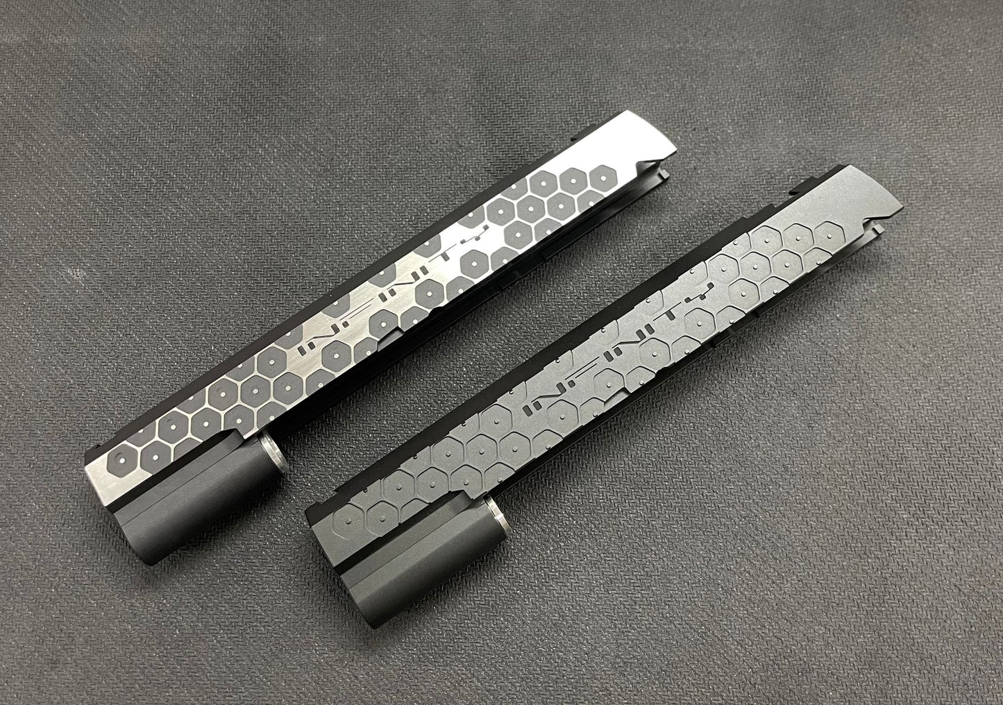 Bomber CNC Aluminum ( HEX style ) slide for TM Airsoft Hi-Capa GBB Pistol series