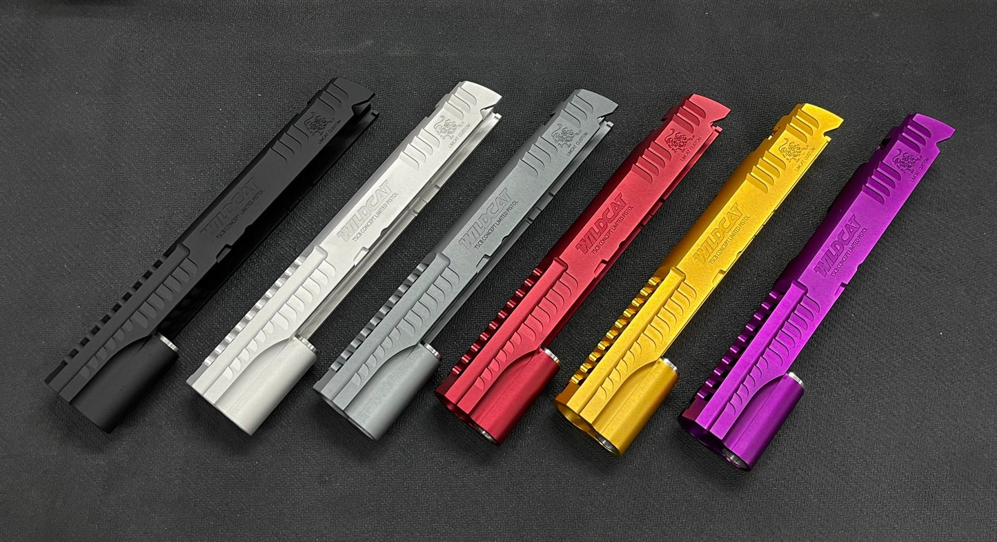 Bomber CNC Aluminum ( LC-W style ) slide for TM Airsoft Hi-Capa GBB Pistol series