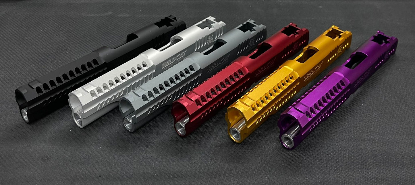 Bomber CNC Aluminum ( LC-W style ) slide for TM Airsoft Hi-Capa GBB Pistol series