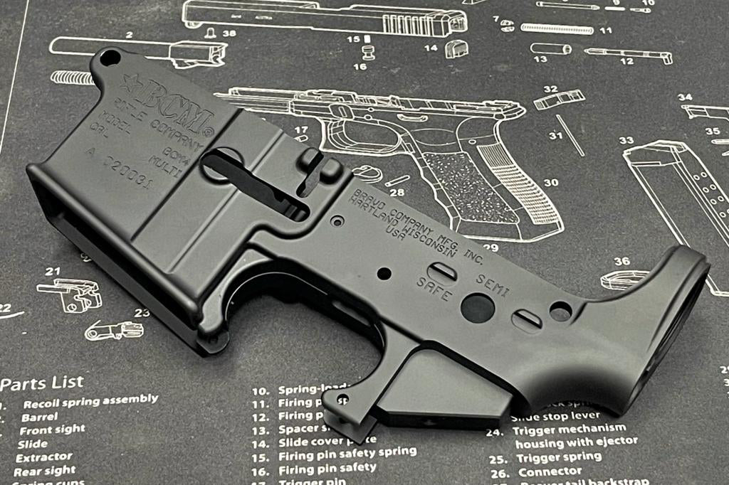 Bomber CNC Aluminum BC style Lower receiver for Tokyo Marui MWS GBB series