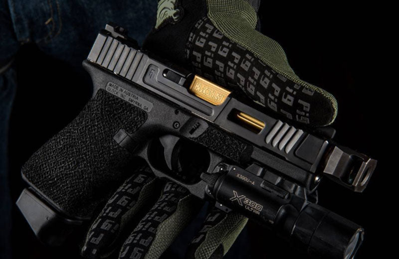 Nova BK-list style CNC Aluminum Threaded Outer barrel for Marui Airsoft G17/18/22 GBB - Fluted (14mm +)