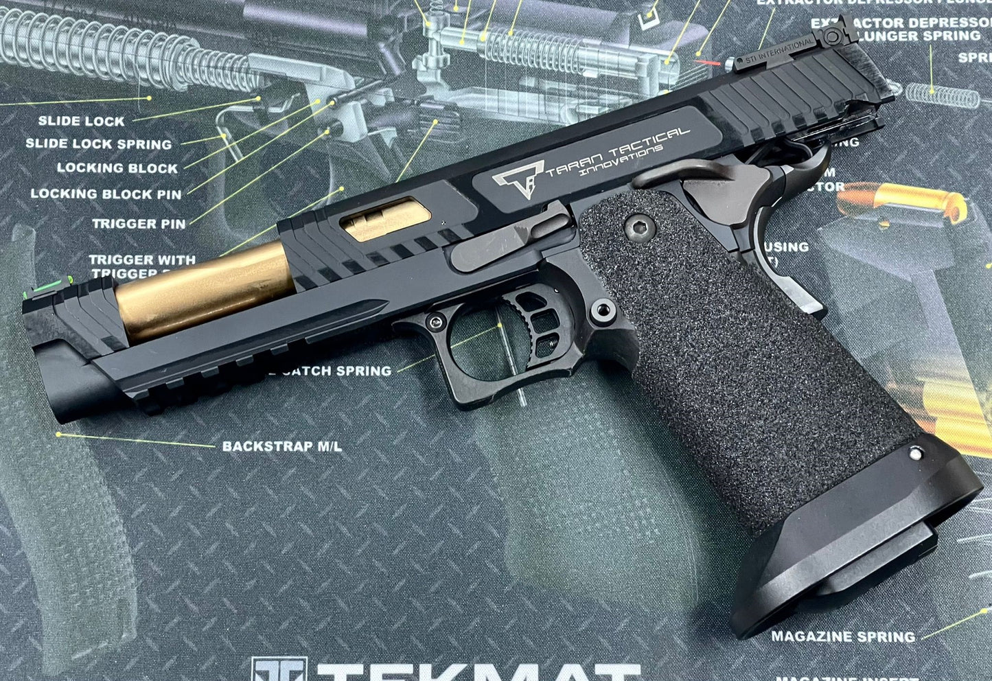 Nova CNC Aluminum T-style JW3 Combat Master Sight Block Barrel version for Marui Hicapa GBB Series ( 5.4 size version )