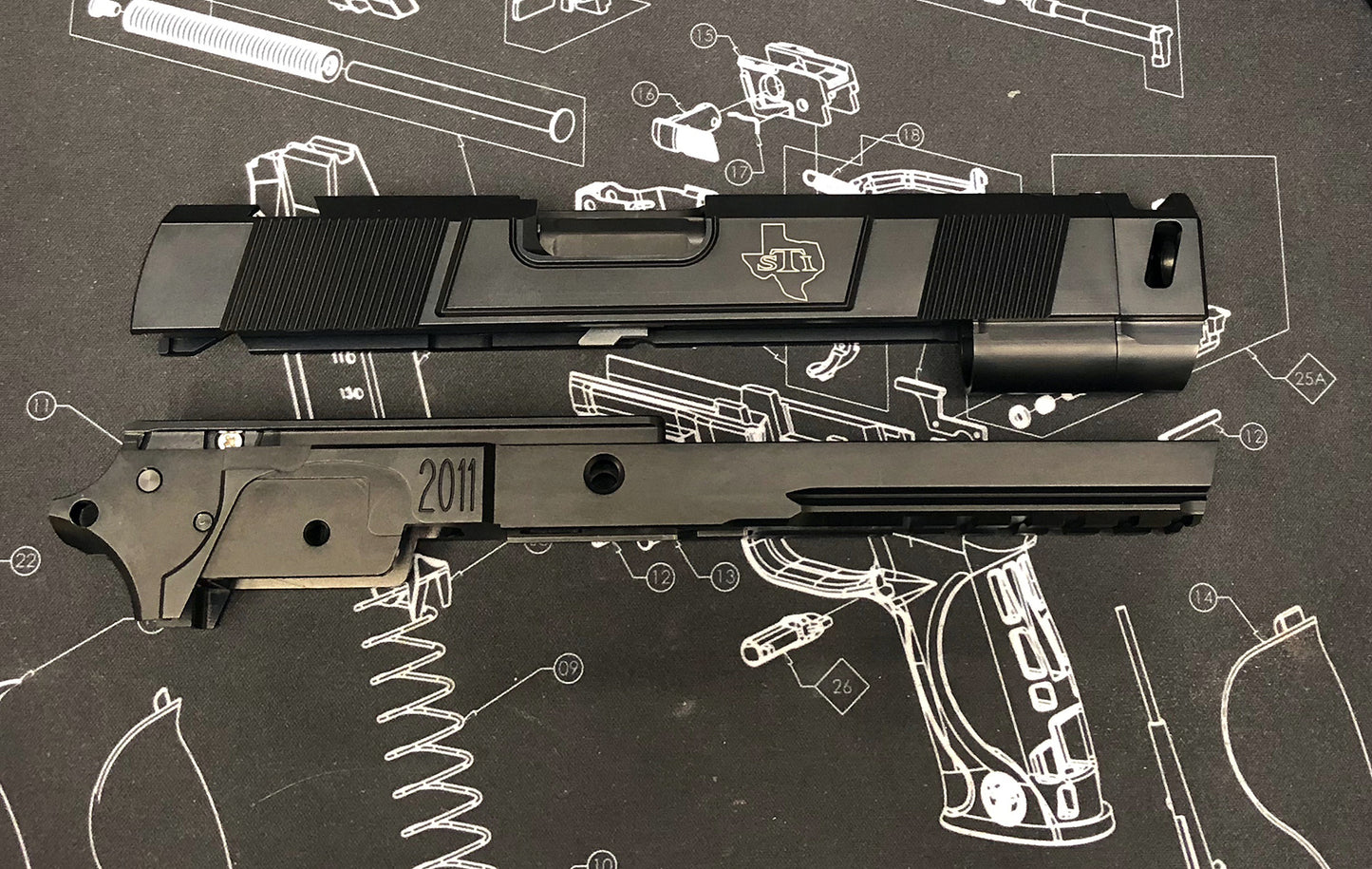 Gunsmith Bros CNC Aluminum **Costa Carry Comp kit set for Tokyo Marui Hi-capa 5.1 Airsoft GBB series