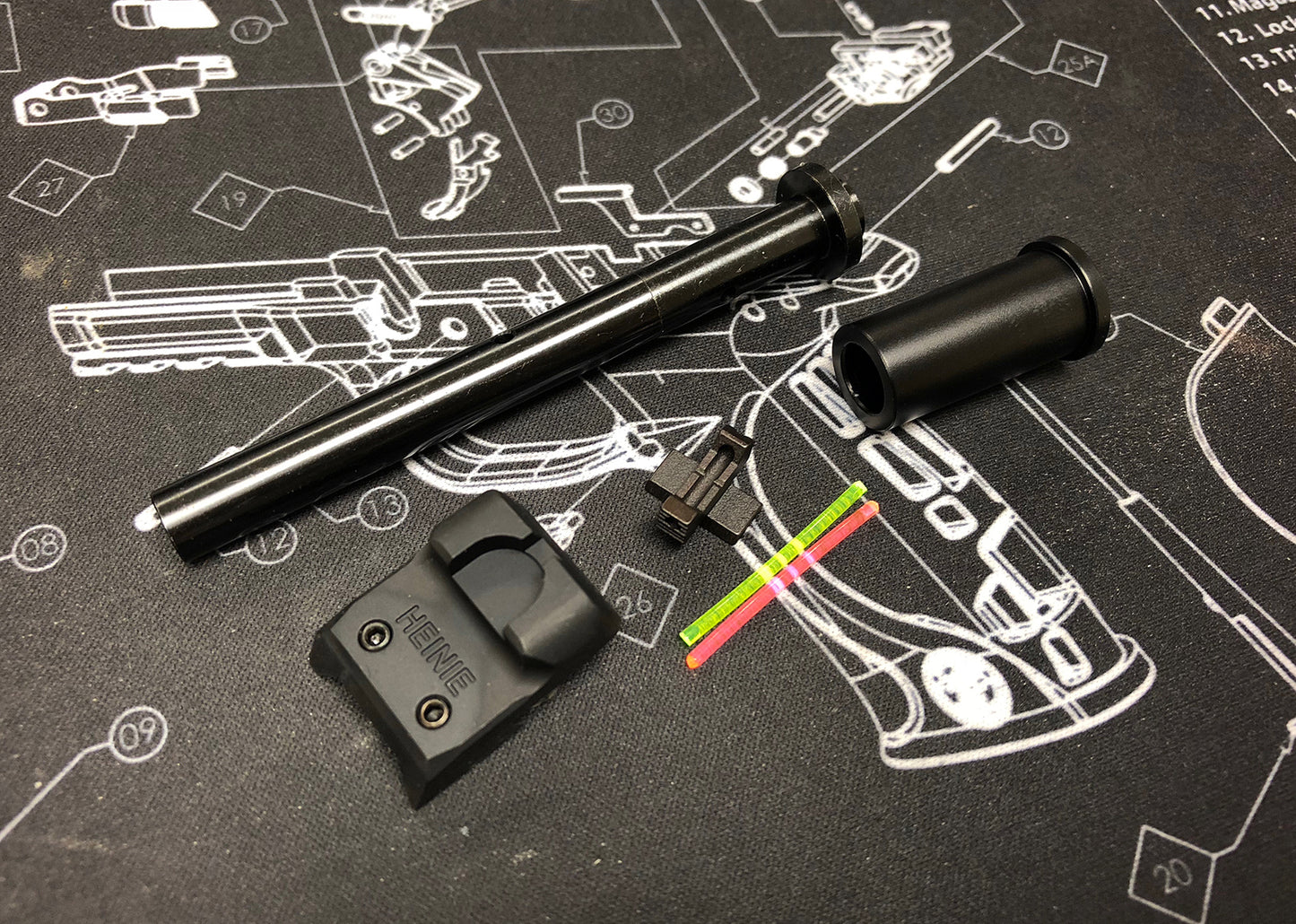 Gunsmith Bros CNC Aluminum **Costa Carry Comp kit set for Tokyo Marui Hi-capa 5.1 Airsoft GBB series
