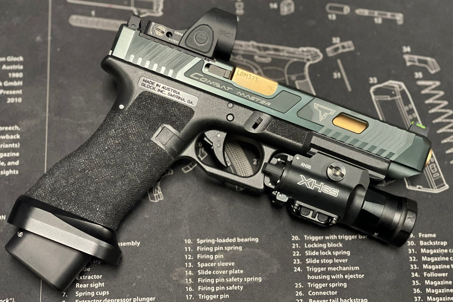 Boomarms Custom T STYLE G34 MOS GBB - 2022 version