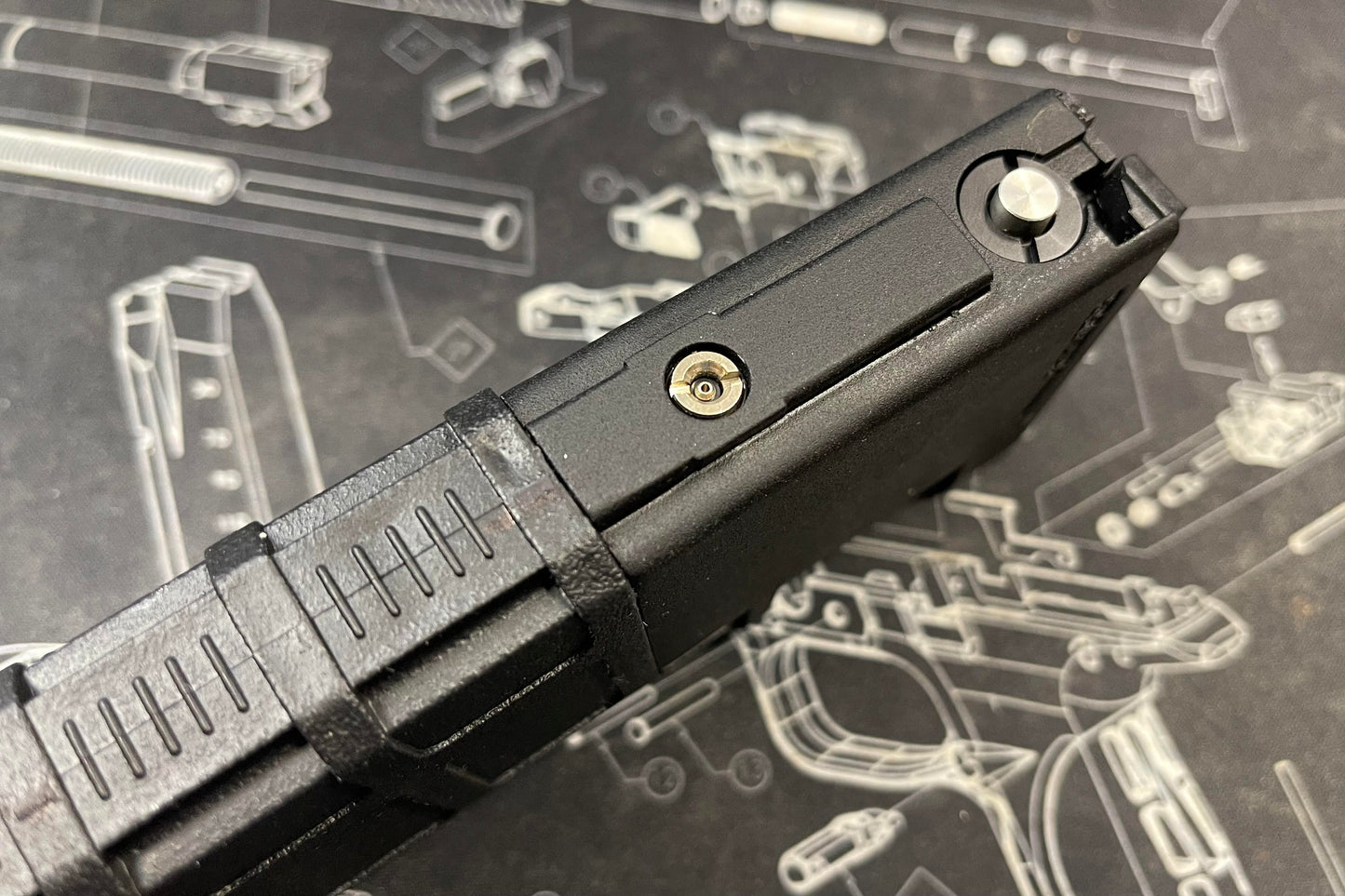 G&P GMAG 46 Rds Long version for Marui TM MWS GBB System - Black