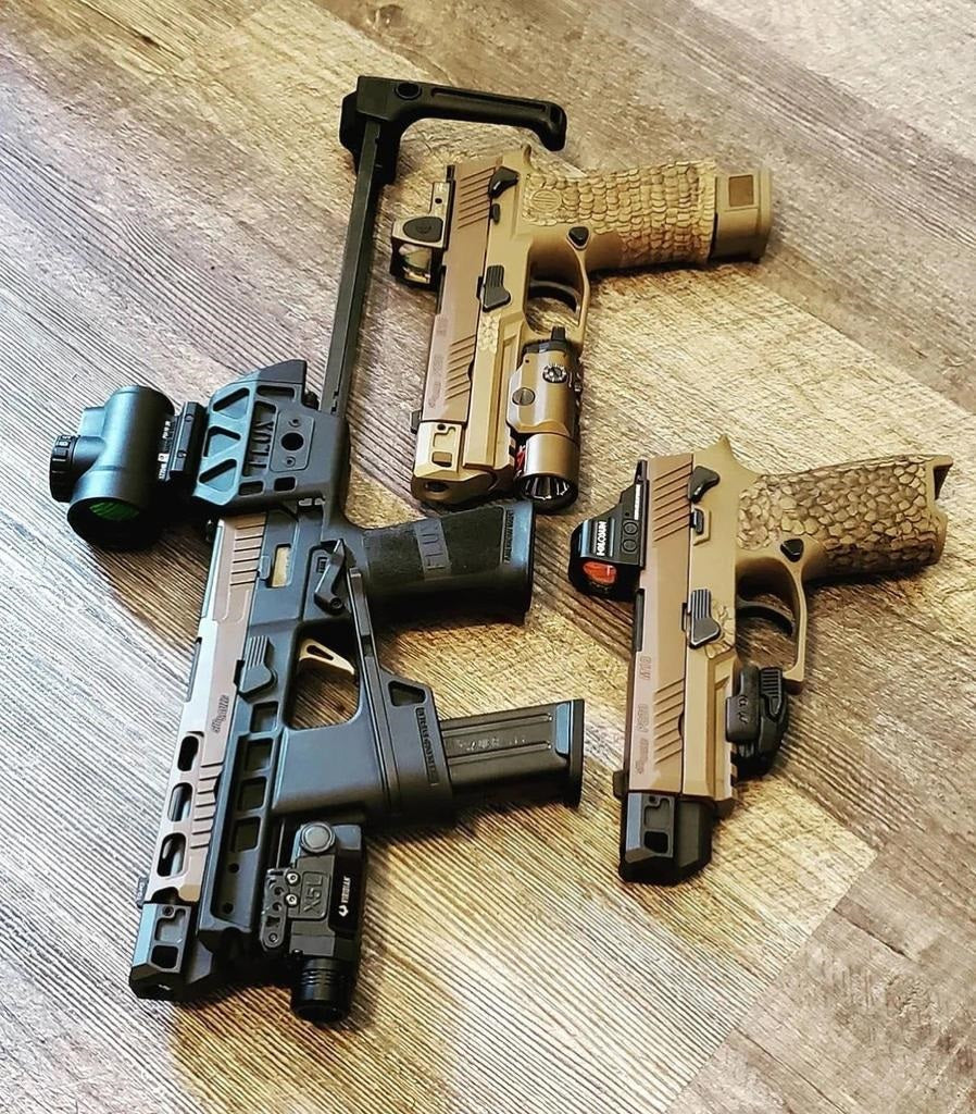 Bomber CNC Steel Barrel + HA Style Aluminum Compensator ( M17 version ) Set for SIG / VFC M17 GBB