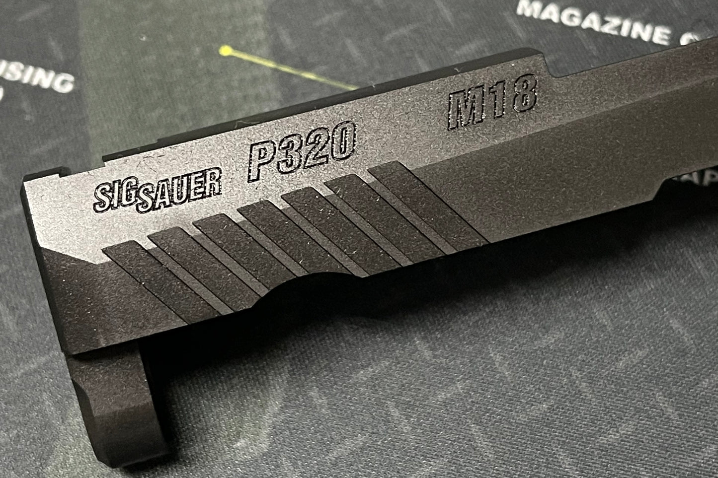 Bomber CNC Steel P320 M18 Slide Kit for SIG / VFC M17 GBB series - 2021 Commercial version