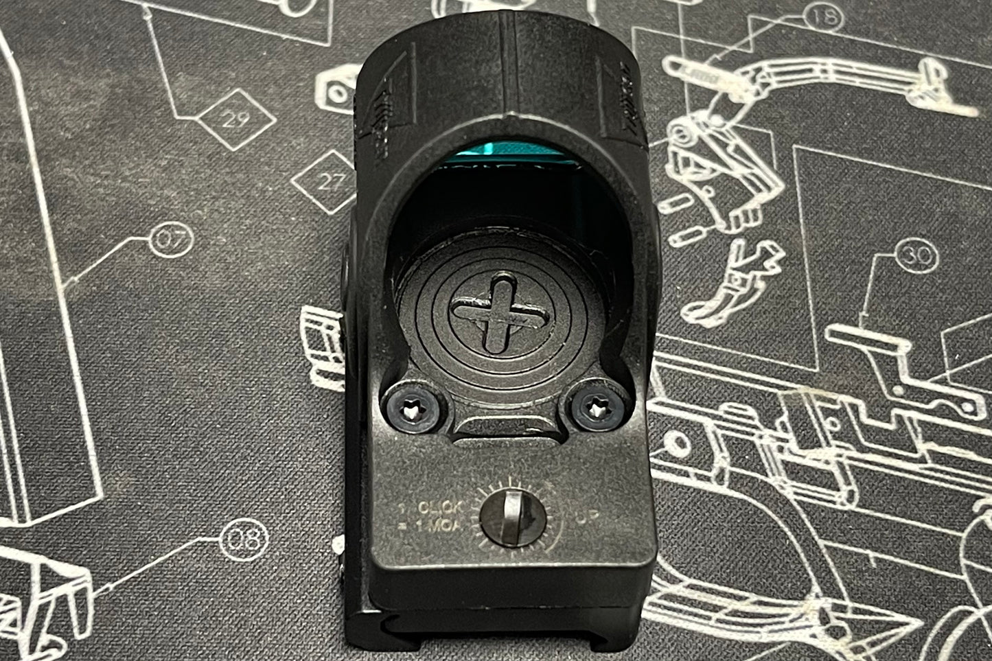 SOTAC SRO style Red Dot sight ( Plastic Nylon Version ) - Black