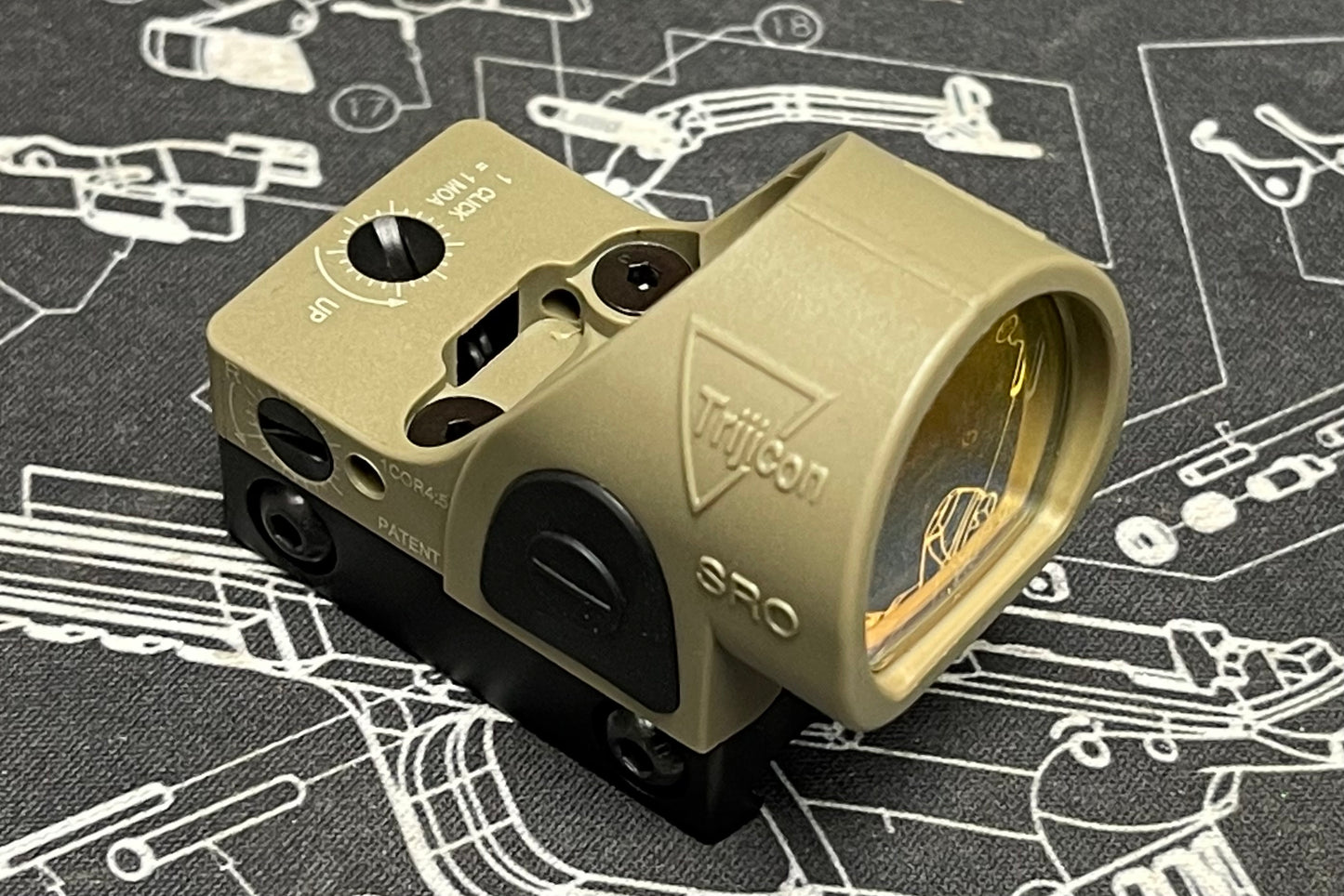 SOTAC SRO style Red Dot sight ( Plastic Nylon Version ) - Black