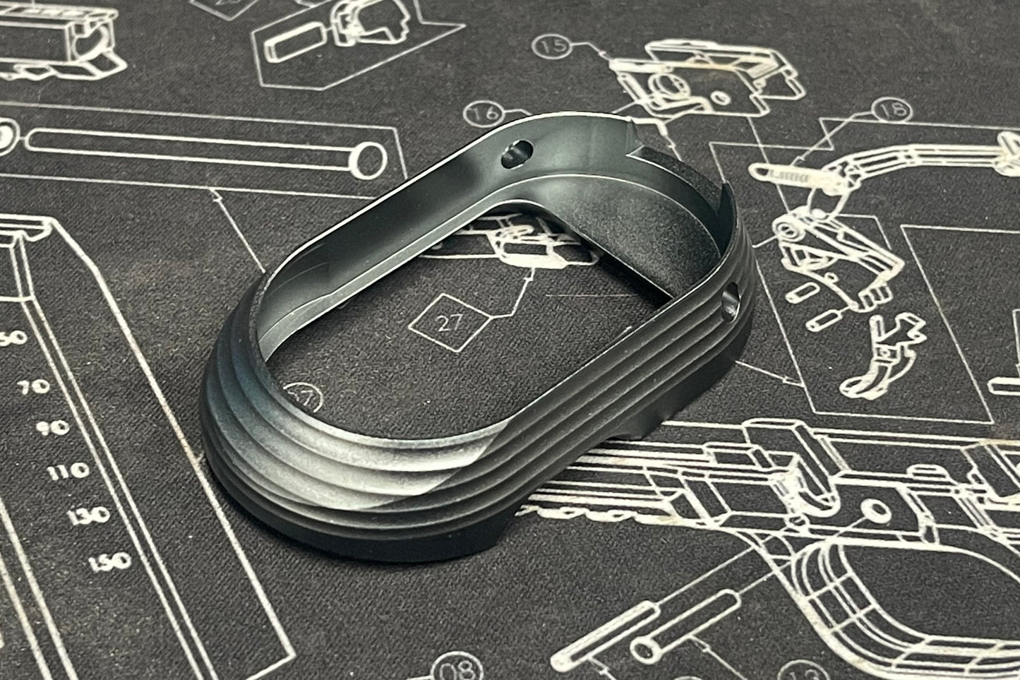 Nova CNC Aluminum STI x DP Tactical Magwell for Marui Hi-Capa GBB series
