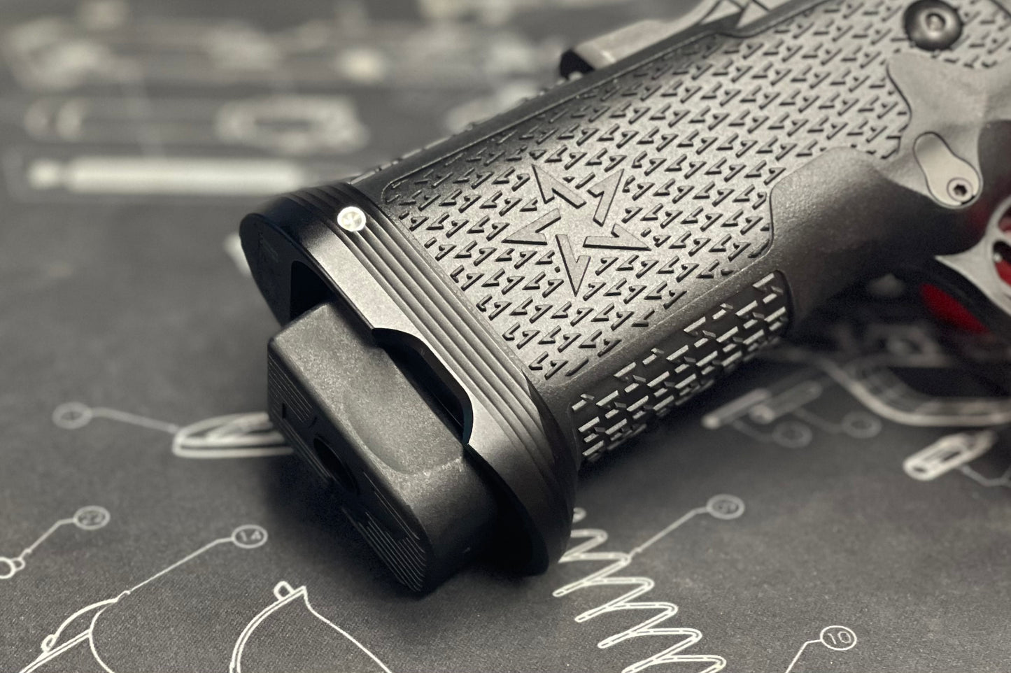Nova CNC Aluminum STI x DP Tactical Magwell for Marui Hi-Capa GBB series
