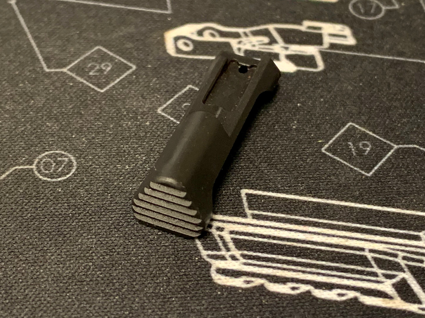 Bomber CNC Steel Magazine Catch for SIG M17 / M18 GBB series
