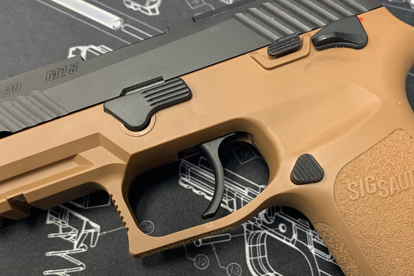 Bomber CNC Steel Magazine Catch for SIG M17 / M18 GBB series