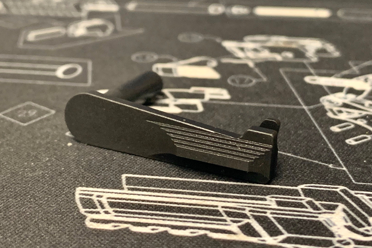 Bomber STI 2011 type CNC Steel Slide Stop for Marui Hicapa / 1911 GBB Series