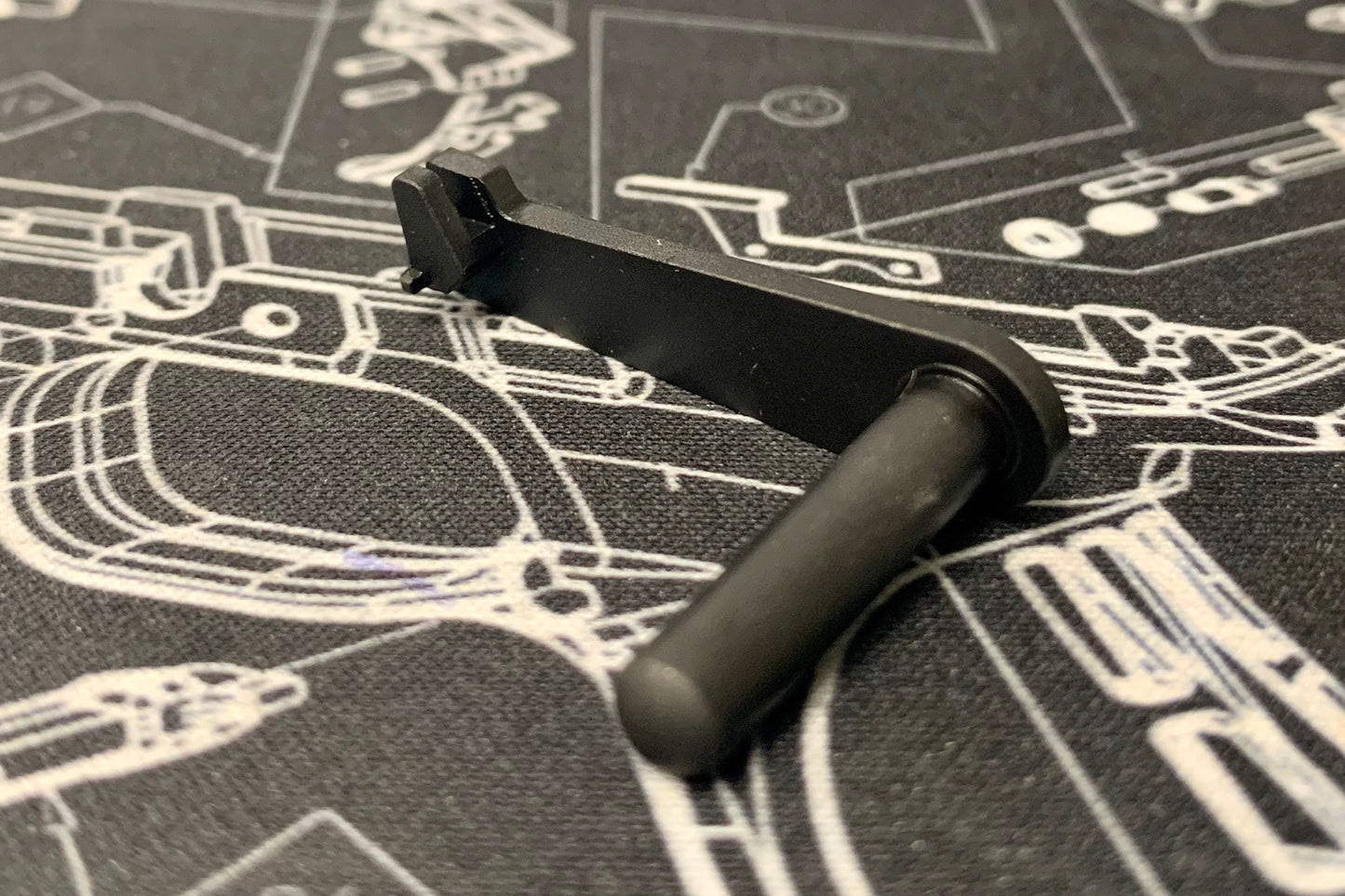 Bomber STI 2011 type CNC Steel Slide Stop for Marui Hicapa / 1911 GBB Series