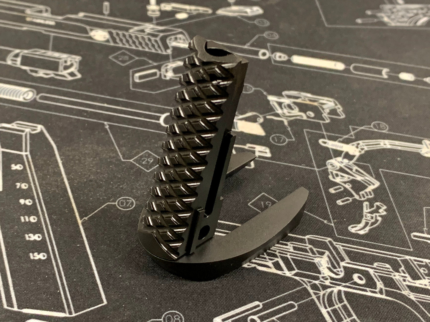 Bomber CNC Steel Wilson x BCM type 1911 Main spring Housing Magwell