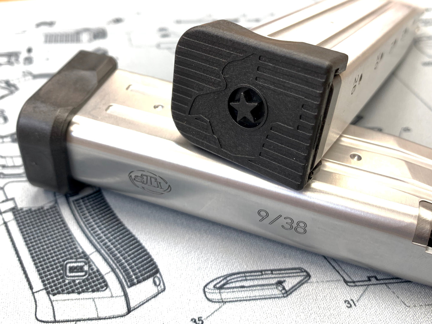FPR STI style HI-CAPA Magazine 126MM (24 rds) - Real Type