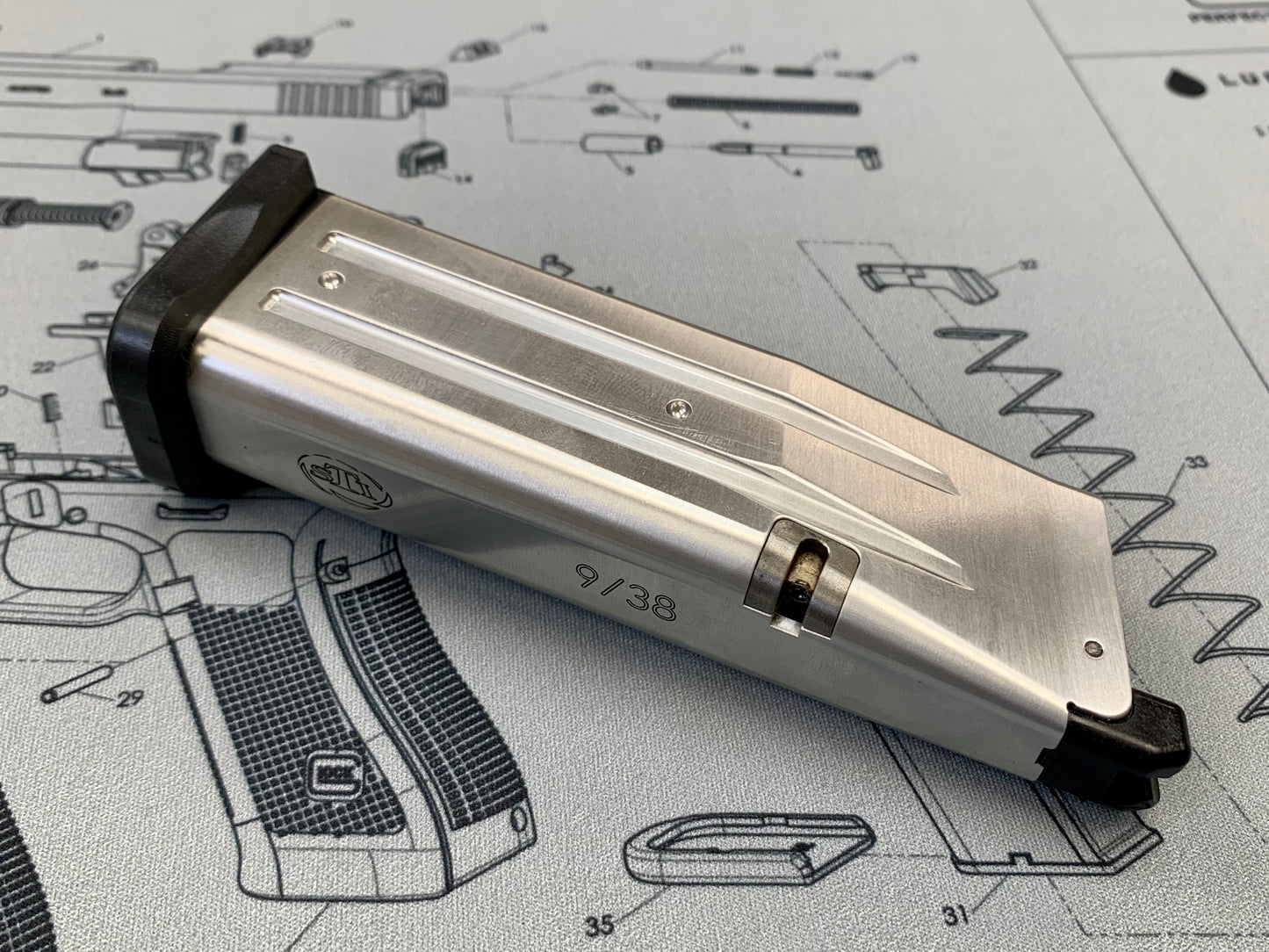 FPR STI style HI-CAPA Magazine 126MM (24 rds) - Real Type