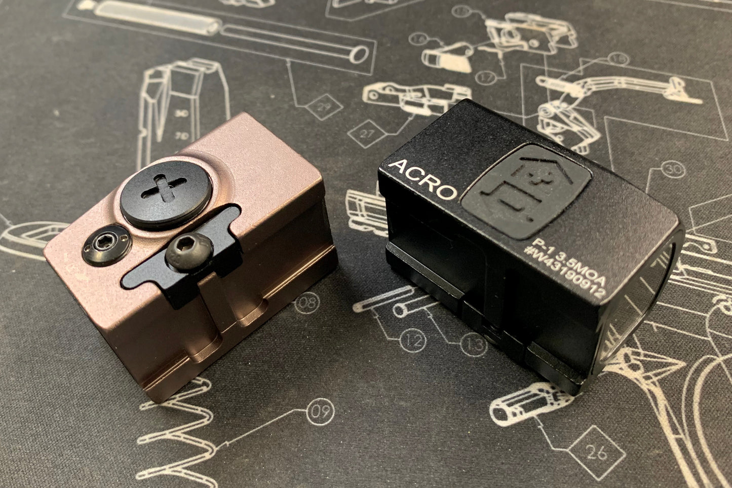 Sotac AcRo-type ( P1 ) Red Dot Sight - Black