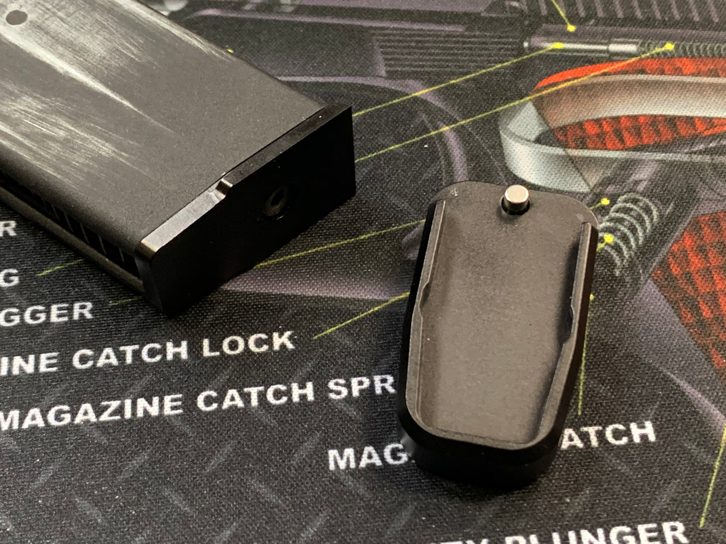 Bomber Magazine Pad Extension for Umarex / VFC / Taiwan Airsoft G42 GBB series - Short