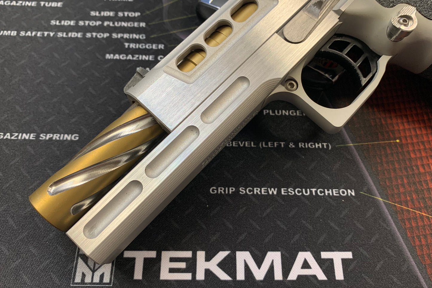 5KU Tornado 5 Inch Stainless Outer Barrel for TM HiCapa GBB series