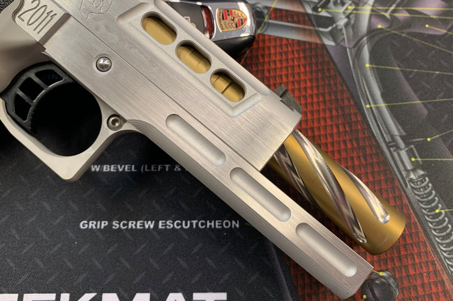 5KU Tornado 5 Inch Stainless Outer Barrel for TM HiCapa GBB series
