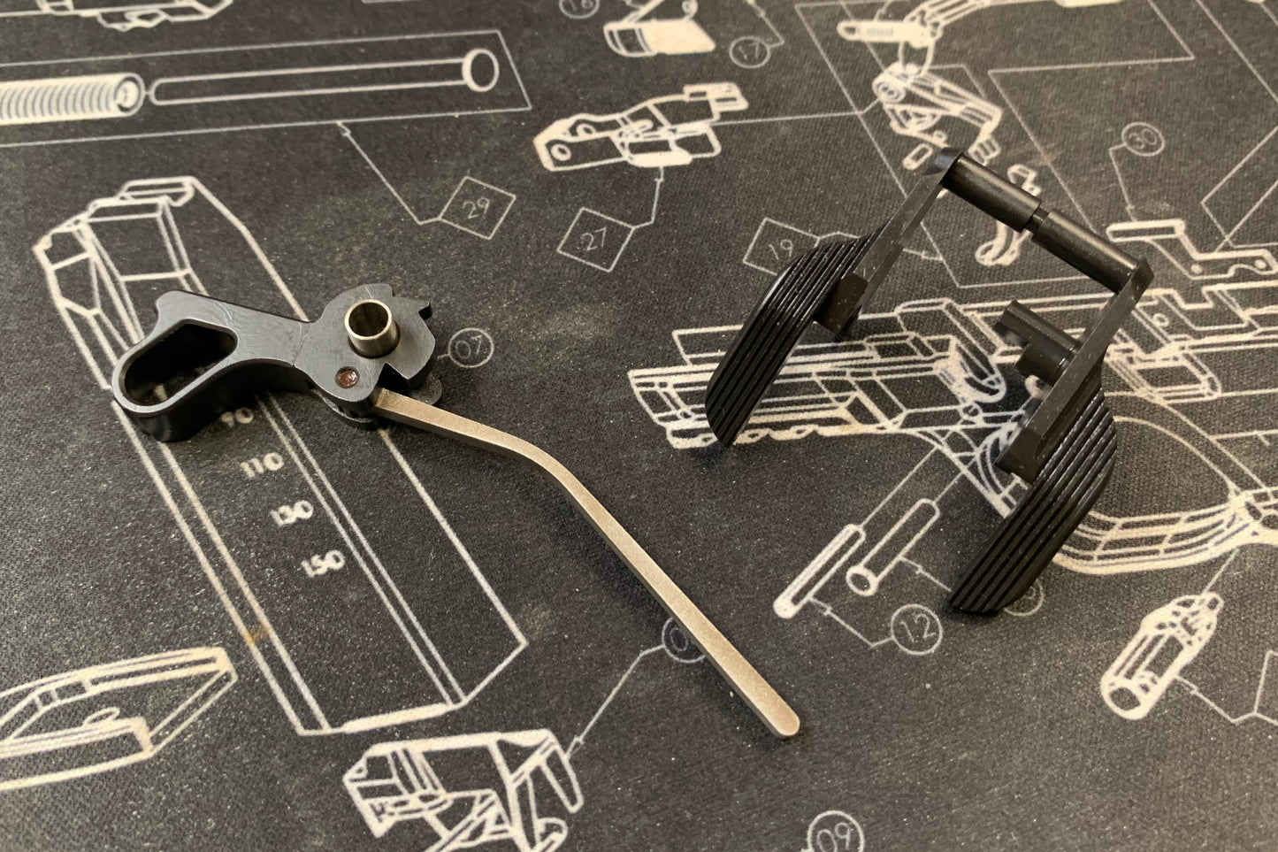 Boomarms Custom - CNC Steel STI-2011 Staccato style Upgrade parts Kit