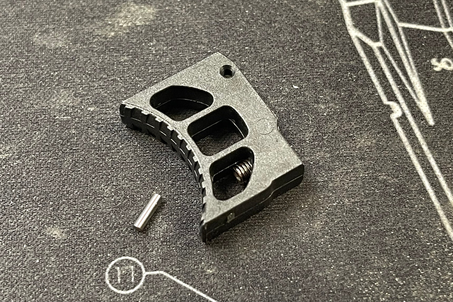 Nova STI style Polymer Trigger for Marui Airsoft Hi-Capa GBB series