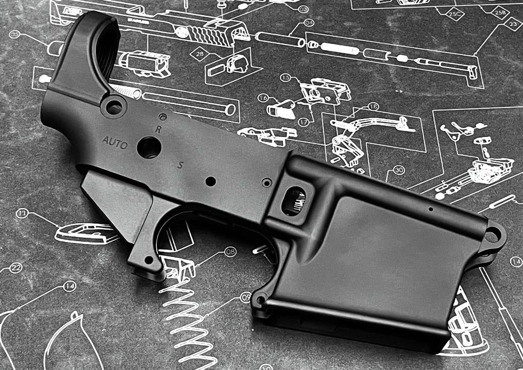 Bomber CNC Aluminum L119A2 style Lower receiver for Tokyo Marui MWS GBB series