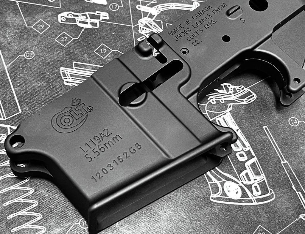 Bomber CNC Aluminum L119A2 style Lower receiver for Tokyo Marui MWS GBB series