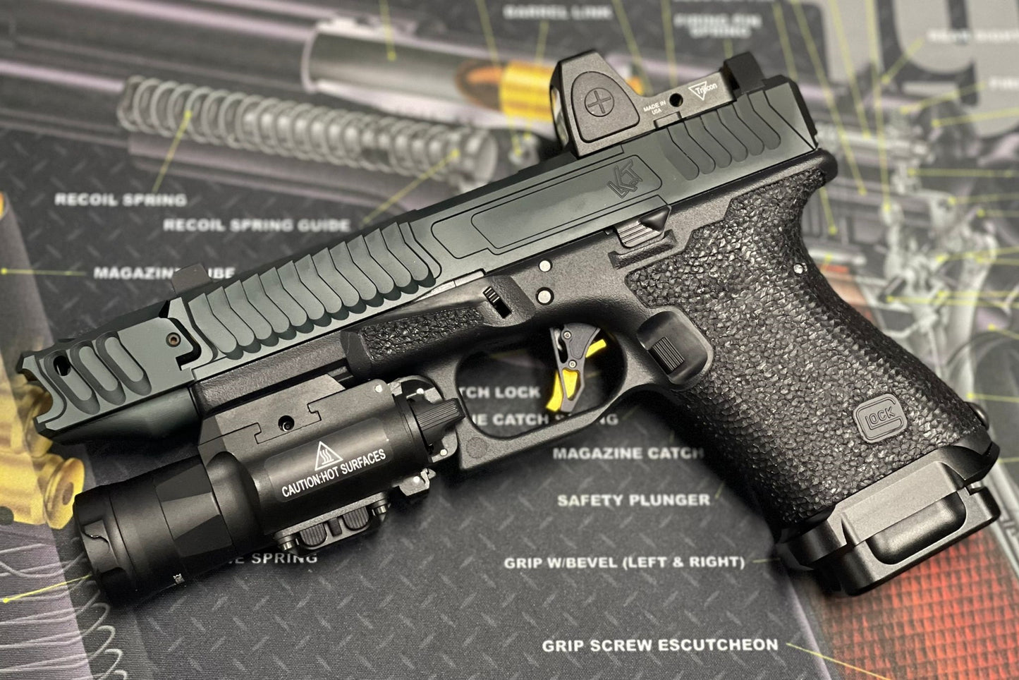 Boomarms Custom - LK style G19 Tactical GBB