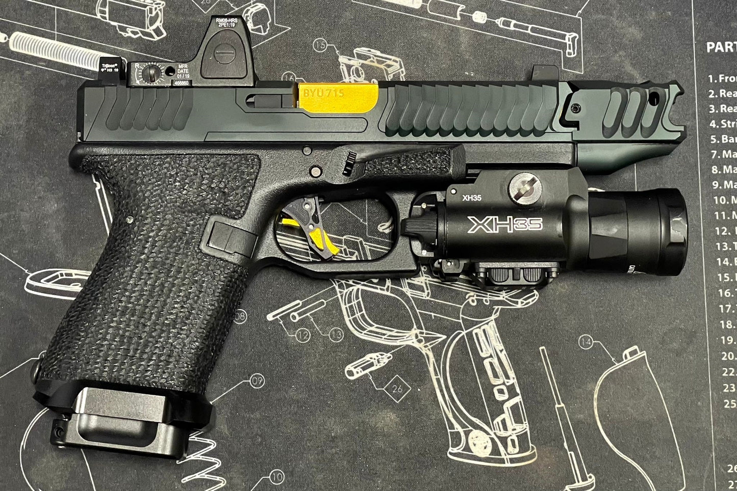 Boomarms Custom - LK style G19 Tactical GBB