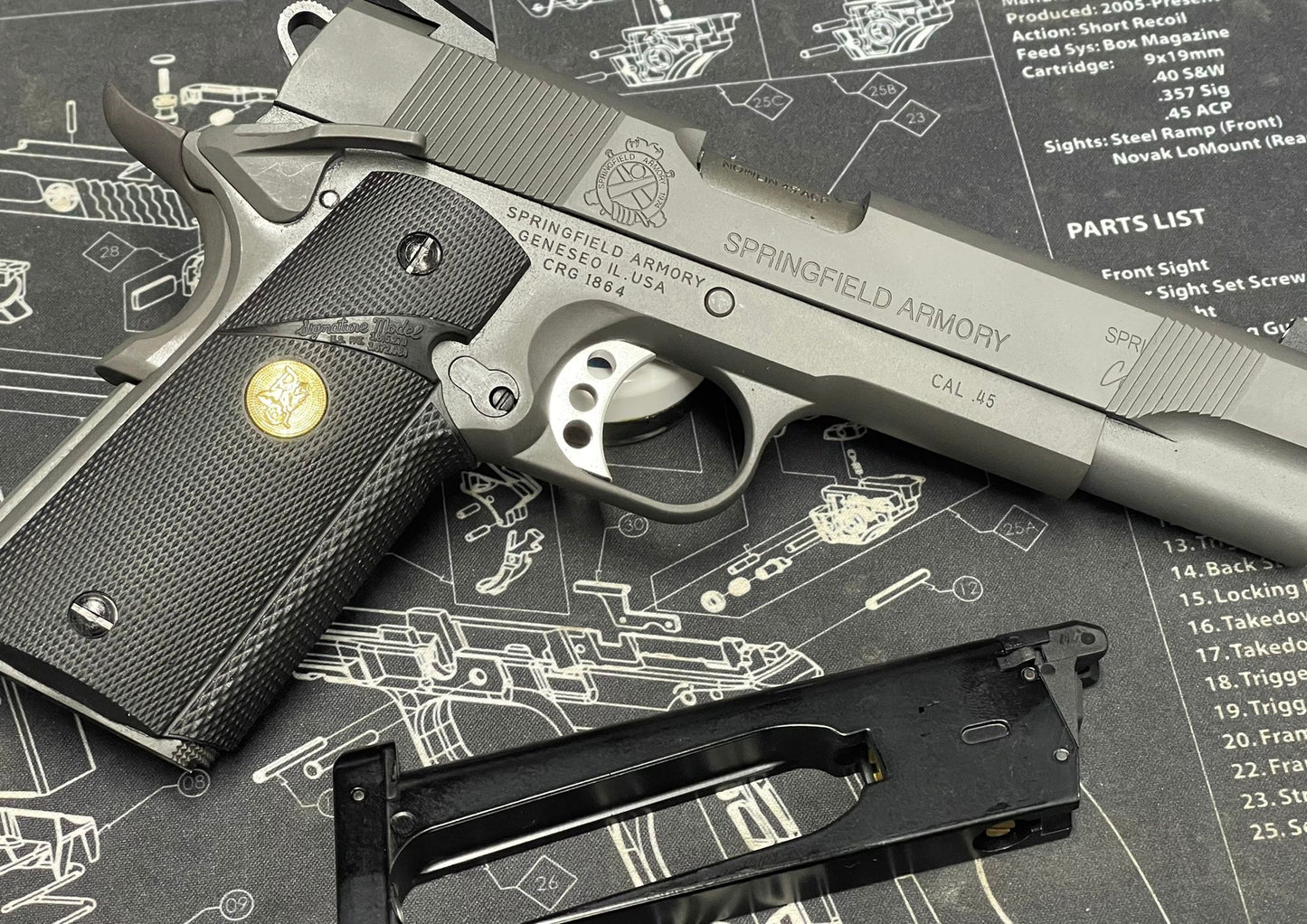 LIKISEI M.E.U. Full Steel CO2 Airsoft GBB