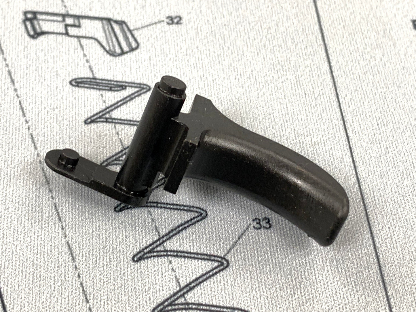 Bomber CNC Steel Trigger ( Original Type ) for SIG M17 / M18 Airsoft GBB series