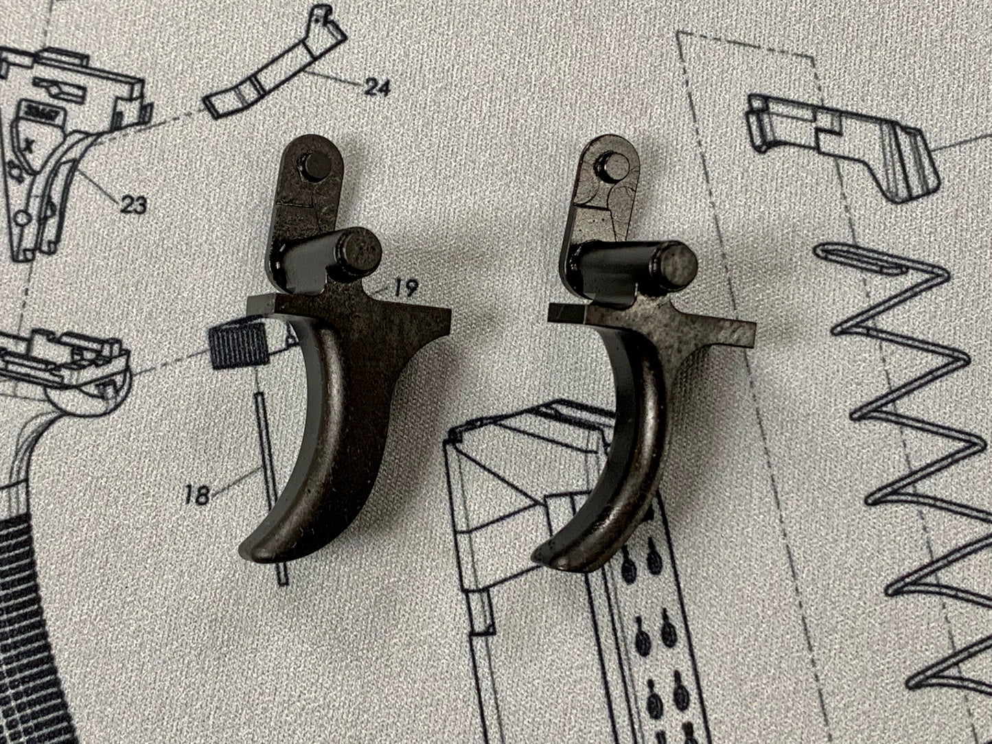 Bomber CNC Steel Trigger ( Original Type ) for SIG M17 / M18 Airsoft GBB series