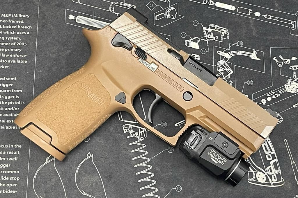 Boomarms Custom - SIG M18 Commercial version Airsoft GBB - Cerakote Coyote Tan